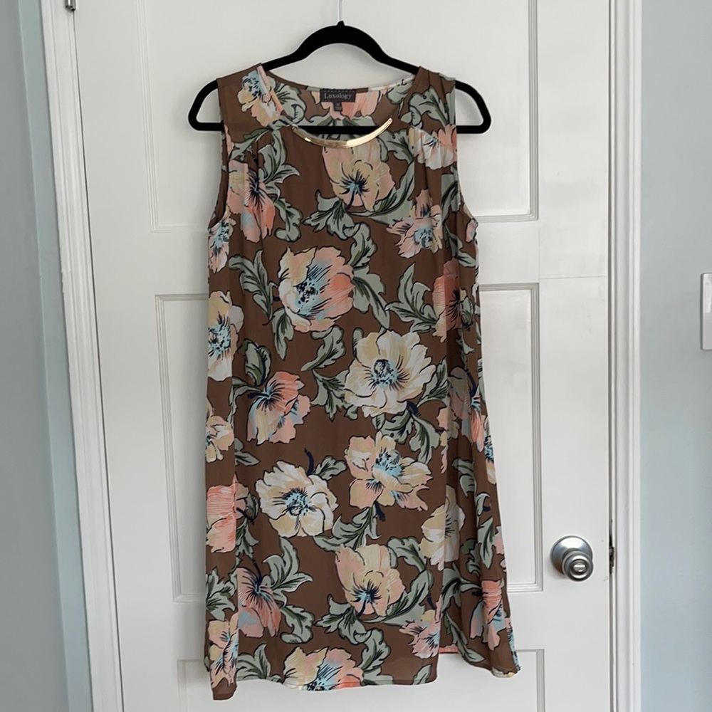Luxology Floral Babydoll Dress